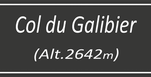 Magneet Galibier hoogtebord