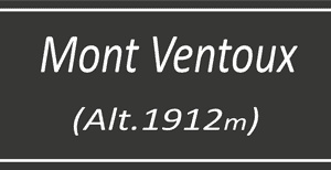 Magneet Alt.Mont Ventoux hoogtebord