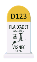 Magneet Pla d'Adet paaltje
