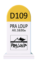 Magneet Pra Loup paaltje