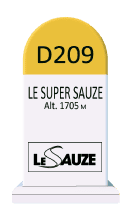 Magneet Super Sauze paaltje