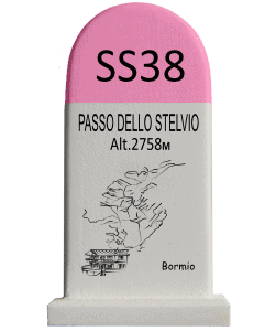 Magneet Stelvio - Bormio paaltje
