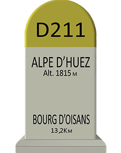 Magneet Alpe d'Huez paaltje