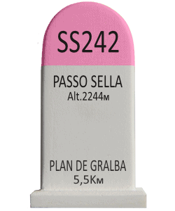 Passo Sella - Plan de Gralba