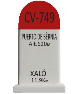 Puerto de Bèrnia - Xaló (Jalon)
